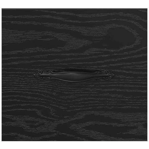 Credenza con cassetto Rovere Nero 69,5 x 34 x 90 cm - Foto 9