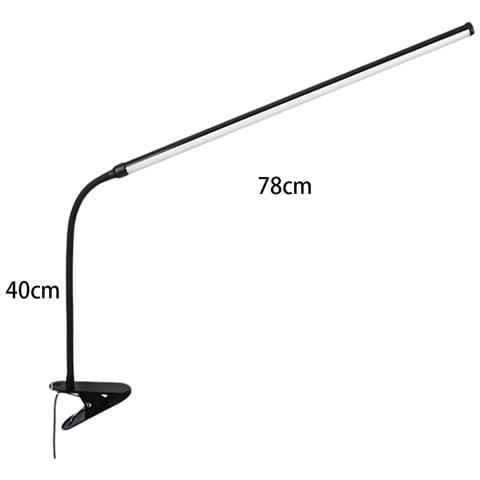 Lampada Led Clip-on Per Cura Degli Occhi — Pannello Full Spectrum 13w, Clip Usb, Senza Sfarfallio, Temperatura Colore Regolabile 78 Cm - Foto 1