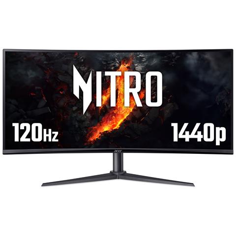 NITRO XZ0 NITRO XZ340CURJ0BMIIPHX 34 CURVED Monitor PC 86,4 cm (34") 3440 x 1440 Pixel Wide Quad HD LCD Nero - Foto 1