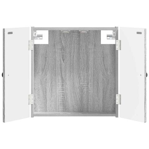 Armadio per Dartboard BREDA Sonoma grigio 52,5 x 10,5 x 53,5 cm - Foto 1
