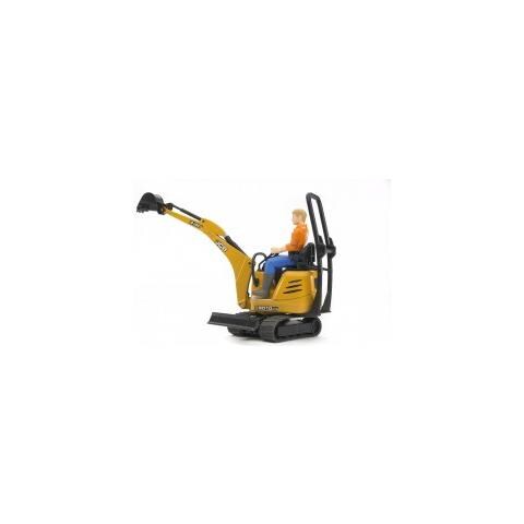 B World Micro Escavatore JCB 8010 CTS con Personaggio - Foto 2