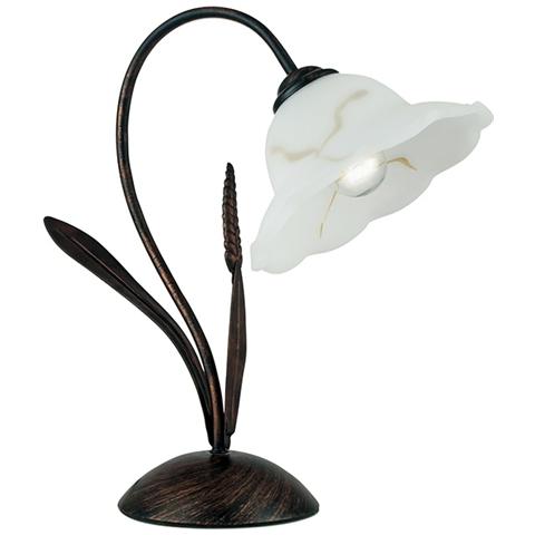 I-BYRON / L RUG - Lampada da tavolo color ruggine con spighe 60 watt E27 - Foto 2