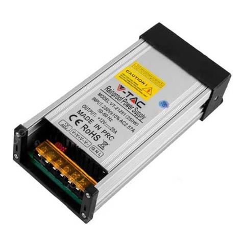 Alimentatore Strisce Led 12v 250w Ip45 Interno/esterno 2 Uscite V Tac Vt-21251 3232 - Foto 2