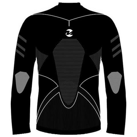 Intimo Massi Thermetic Evolution Carbon L / s Round Neck Abbigliamento Uomo Xl - Foto 2