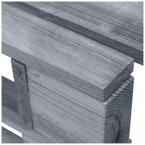 Ottomana Da Giardino Con Pallet In Legno Fsc Grigio - Foto 5