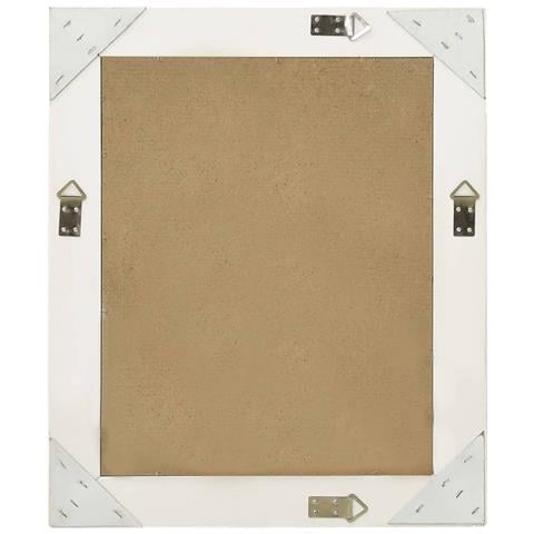 Specchio Da Parete Stile Barocco 50x60 Cm Bianco - Foto 2