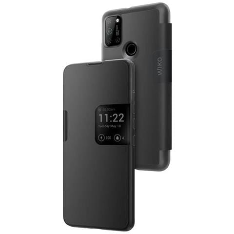 Custodia View 5 / 5 Plus Finestra Smart Funzione Stand Originale Grigio - Foto 6