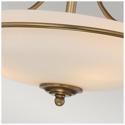 Lampada Da Semi-incasso A 3 Luci - Ottone Invecchiato, E27 - Foto 5