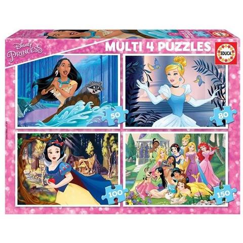 Principesse Disney Puzzle Multi 4 En 1 Principesse Disney - Foto 3
