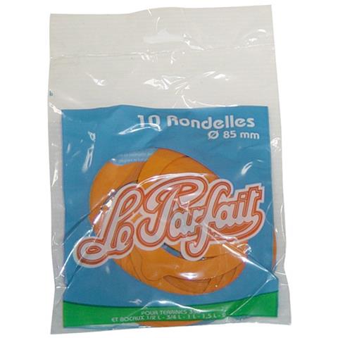 Set Di 10 Rondelle In Gomma Per Vasi In Vetro Da 8,5 Cm - 612100 - Foto 1