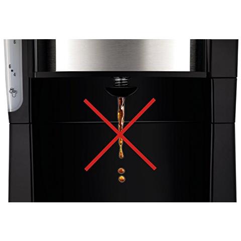 FT360811 Libera installazione Manuale Macchina da caffè con filtro 0.9L 12tazze Nero, Acciaio inossidabile macchina per caffè - Foto 6