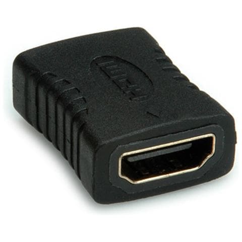 HDMI Adapter, HDMI F - HDMI F, Nero, 12 x 23 x 33 mm - Foto 1