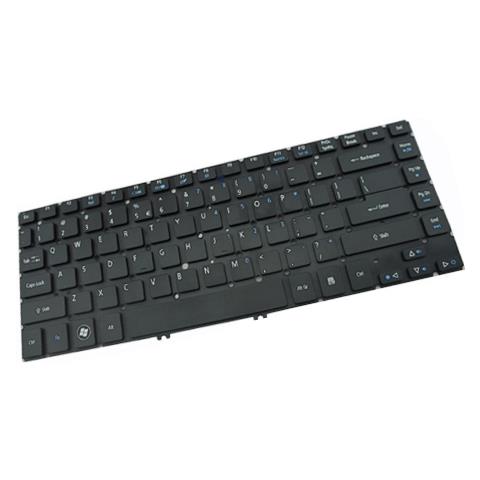 60. M2SN1.016, Keyboard, , Aspire V5-471, Nero, Argento, ABS sintetico, Pan Nordic - Foto 1