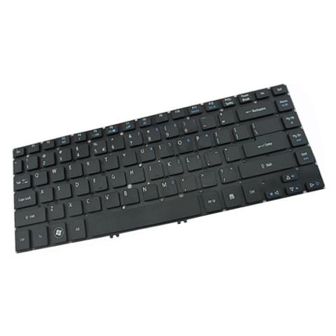 60. M2SN1.016, Keyboard, , Aspire V5-471, Nero, Argento, ABS sintetico, Pan Nordic - Foto 2