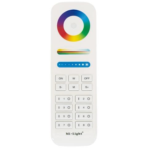 Telecomando Rf Per Regolatori Led Rgb + Cct 8 Zone Fut089 153x47x19 Mm Pc - Foto 1