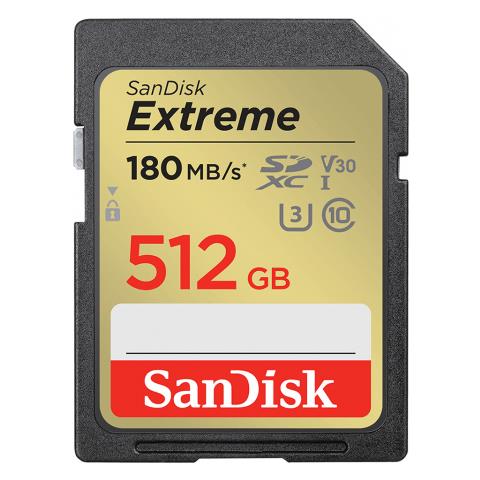 Sandisk Extreme 512 Gb Sdxc Uhs-i Classe 10 (sandisk Extreme - Scheda Di Memoria Flash - 512 Gb - Video Class V30 / Uhs- - Foto 2