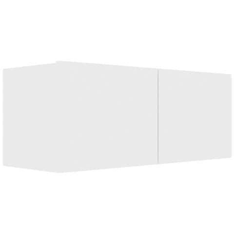 Set Mobili Porta TV 7 pz Bianco in Legno Multistrato - Foto 8