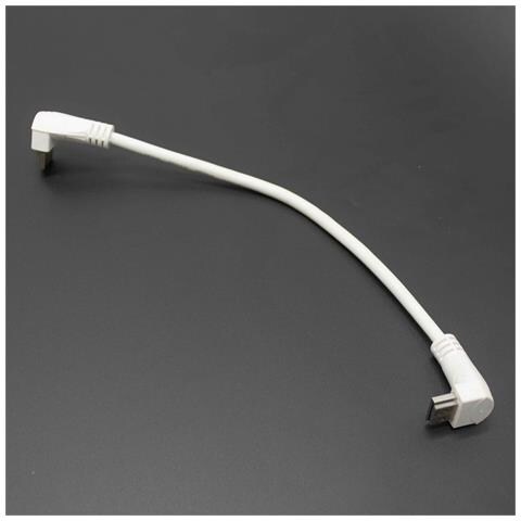 Cavo Hdmi 0,3m 30cm 4k 8k Full Hd Angolare Bianco Ad Angolo 90° Adattatore Pc - Foto 1