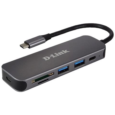 DUB-2325 replicatore di porte e docking station per laptop USB tipo-C Grigio - Foto 1