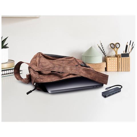 DUB-2325 replicatore di porte e docking station per laptop USB tipo-C Grigio - Foto 5