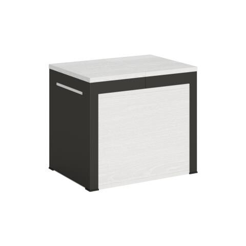 Panca Allungabile 55x40/305 Cm Walk Telaio Antracite - Noce - Foto 1