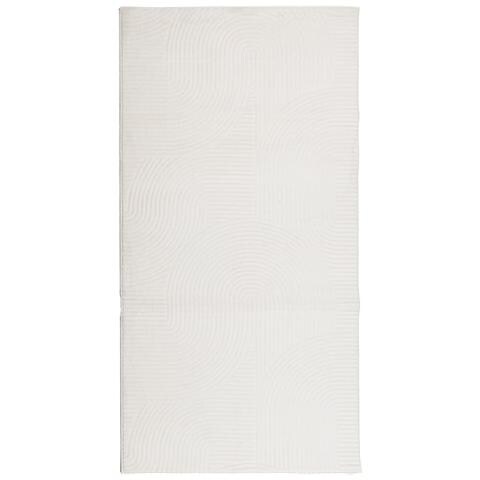 Tappeto Iza A Pelo Corto Aspetto Scandinavo Crema 100x200 Cm - Foto 2