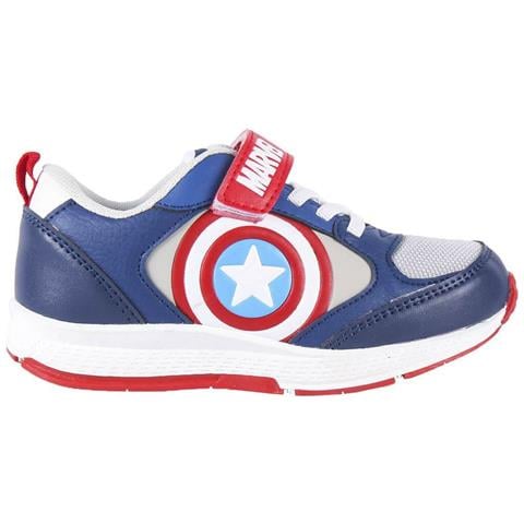 Scarpe Sportive Per Bambini Rosso Azzurro Grigio 30 - Foto 1