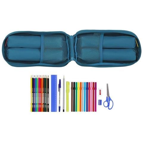 Astuccio Zaino Blackfit8 Egeo Azzurro (33 Pezzi) - Foto 2