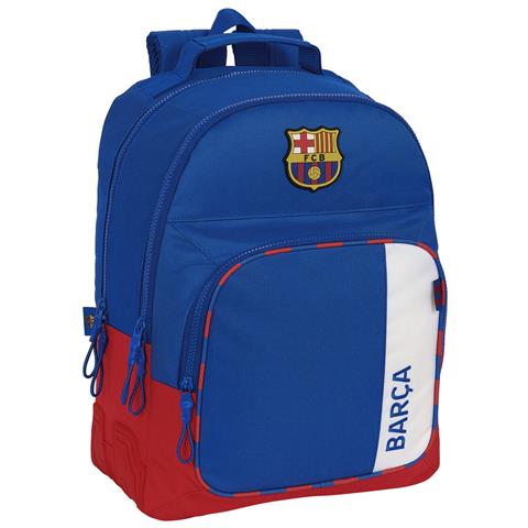 Zaino Scuola F.c. Barcelona Azzurro Rosso Granato 32 X 42 X 15 Cm - Foto 1