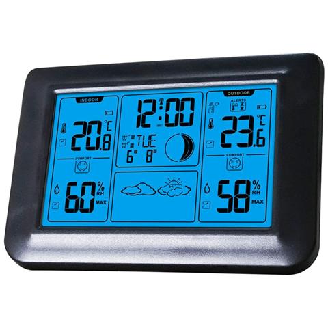 Stazione Meteorologica Multifunzione Elbe Wsm500 Nero - Foto 1