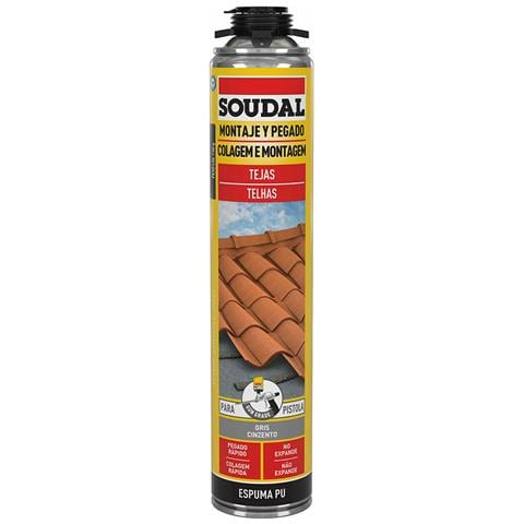 Schiuma Poliuretano Pistola Tetto Grigio 750 Ml - Foto 1