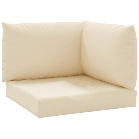 Cuscini Per Pallet 3 Pz Beige In Tessuto Oxford - Foto 2