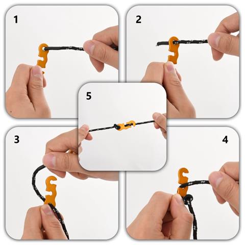Corde Per Tenda Con Chiavi Riflettenti 8 Pz 4 M 4 Mm - Foto 2