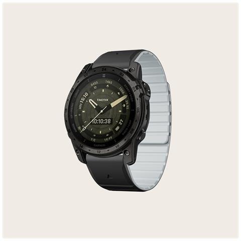 Cinturino Magnetico In Silicone Per Cinturino Garmin Quickfit Da 26 Mm Black - Foto 2