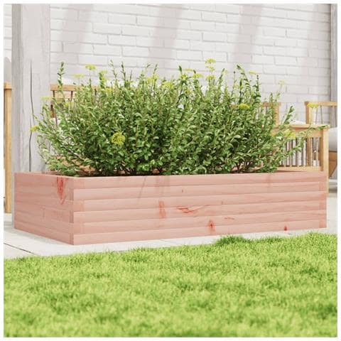 Fioriera Da Giardino 110x60x23 Cm In Legno Massello Di Douglas - Foto 1