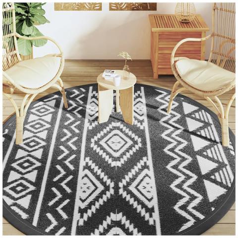 Tappeto Da Esterni Nero 200 Cm In Pp - Foto 3