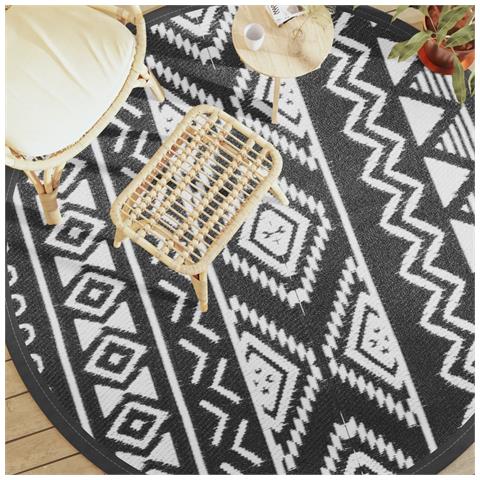 Tappeto Da Esterni Nero 200 Cm In Pp - Foto 1