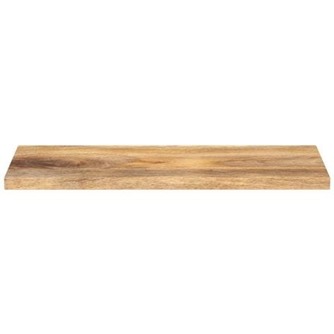 Piano Per Tavolo 70x30x3,8 Cm Rettangolare Legno Massello Mango - Foto 3