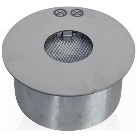 Bruciatore Tondo Per Camino A Bioetanolo Biocamino Inox 2,5 Lt D. 25 Cm - Foto 2