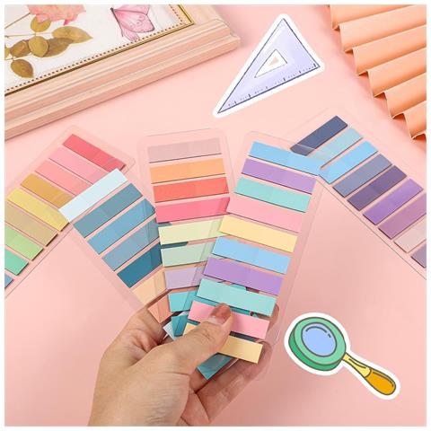 Note Adesive Fluorescenti, Note Indice Classificate Con Custodia - Foto 1