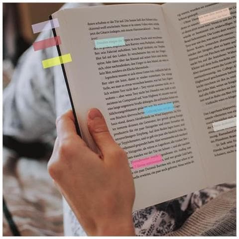 Note Adesive Fluorescenti, Note Indice Classificate Con Custodia - Foto 5