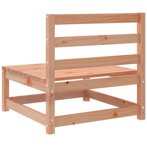 Set Divani da Giardino 9 pz in Legno Massello Abete Douglas - Foto 2