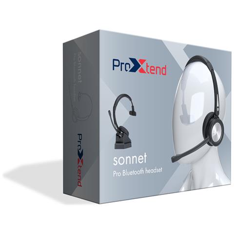 Sonnet Auricolare Wireless A Padiglione Musica e Chiamate Micro-USB Bluetooth Base di ricarica Nero - Foto 2