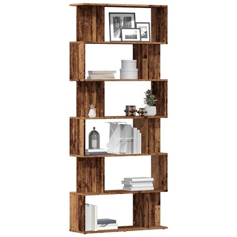 Libreria In Legno Antico 80x24x192 Cm Legno Multistrato - Foto 1