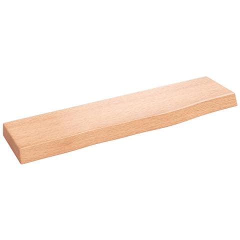 Ripiano Muro Marrone Chiaro 40x10x2 Cm Massello Rovere Trattato - Foto 2