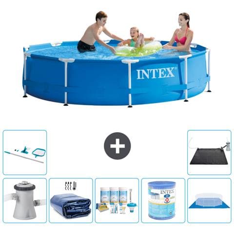 Piscina Fuori Terra - In Giro - 305x76 Cm - Blu - Include Accessori Coordinati A1673 - Foto 1