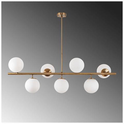 Victoire Lampada A Sospensione Dorata A 7 Luci - Foto 4