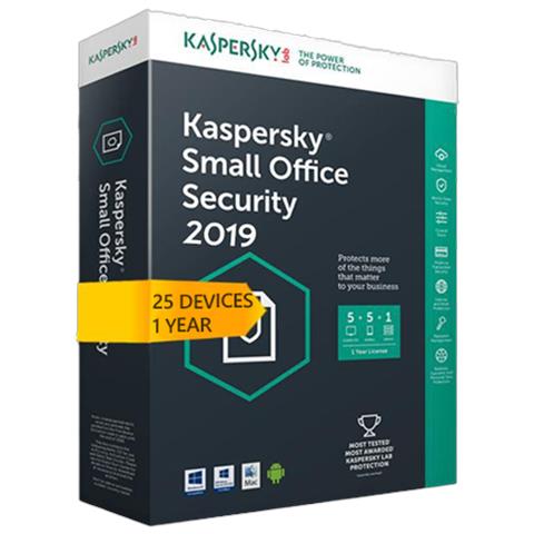 | Kaspersky Small Office Security V8 For 25 Desktop, 25 Mobile, 3 Server 1 Anno Eu | 1 Anno | Con Office | Mobile | Attivazione E-mail - Foto 1
