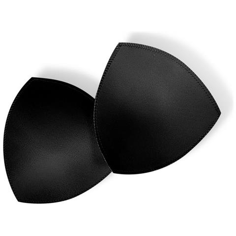 Imbottiture Triangolari Per Reggiseno Yz007, Nere, Taglia Unica (2 Paia) - Foto 2