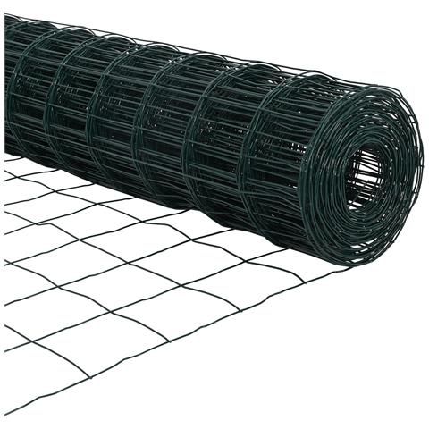 Recinto Euro con 7 pali 1.6x10 m Acciaio zincato Verde - Foto 9